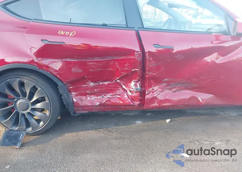 2022 Tesla Model Y Performance Dual Motor All-Wheel Drive из США, поврежденный, VIN 7SAYGDEF7NF376953